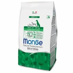 Monge Natural Superpremium Maxi Puppy & Junior Ricco Di Pollo