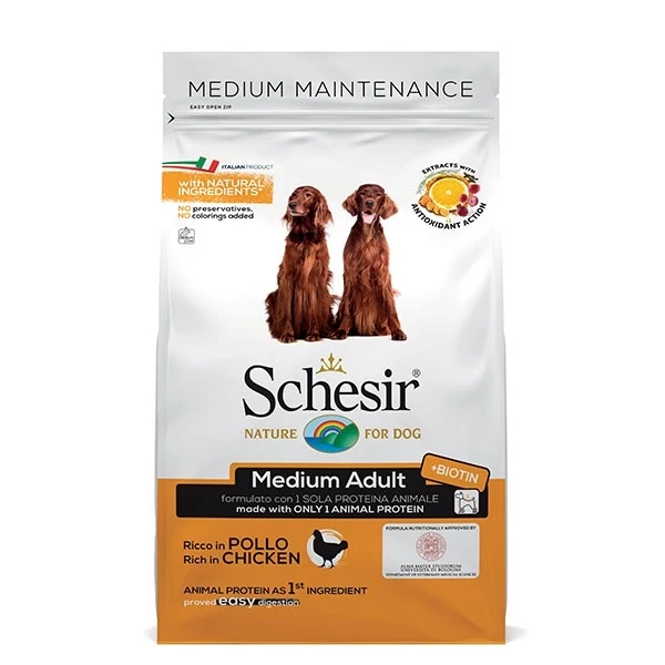 Schesir Dry Line Medium Mantenimento Con Pollo