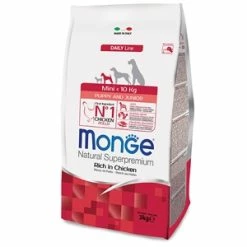 Monge Natural Superpremium Mini Puppy & Junior Ricco Di Pollo