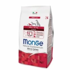 Monge Natural Superpremium Mini Senior Ricco Di Pollo