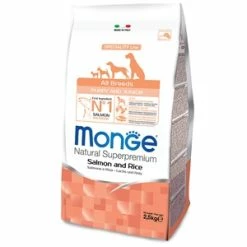 Monge Natural Superpremium All Breeds Puppy & Junior Salmone E Riso