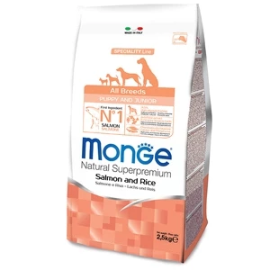 Monge Natural Superpremium All Breeds Puppy & Junior Salmone E Riso