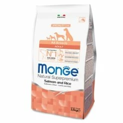 Monge Natural Superpremium All Breeds Adult Salmone E Riso
