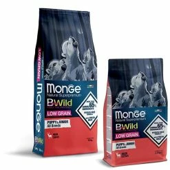Monge BWild Low Grain Puppy & Junior All Breeds Con Cervo