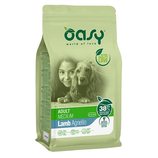 Oasy Adult Medium Con Agnello