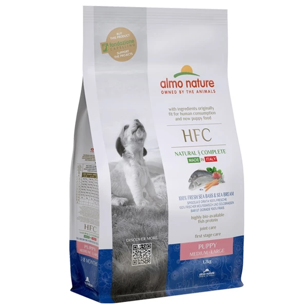 Almo Nature HFC Puppy Medium & Large Spigola E Orata