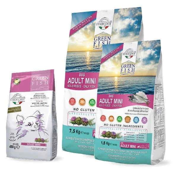 Marpet Green Fish Adult Mini