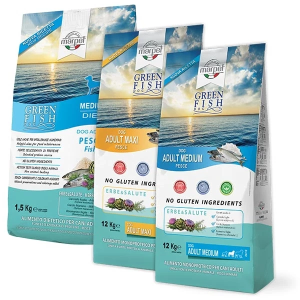 Marpet Green Fish Adult Medium