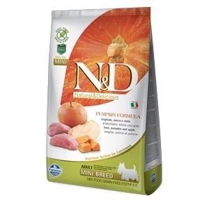 Farmina Natural & Delicious Pumpkin Grain Free Adult Mini Con Cinghiale, Zucca E Mela