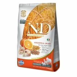 Farmina Natural & Delicious Ancestral Grain Adult Medium Con Merluzzo E Arancia
