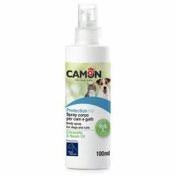 CAMON Spray Corpo Per Cani E Gatti Con Citronella E Olio Di Neem