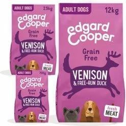 Edgard & Cooper Adult Large Carne Fresca Di Cervo E Anatra Allevata A Terra Senza Cereali