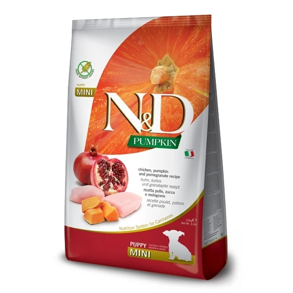 Farmina Natural & Delicious Pumpkin Puppy Mini Con Pollo, Zucca E Melograno