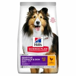 HILL'S Pet Nutrition Science Plan Sensitive Stomach & Skin Adult Medium Con Pollo
