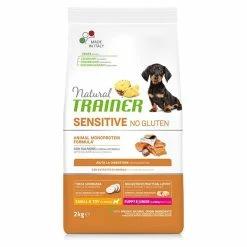 Trainer Natural Sensitive No Gluten Small & Toy Puppy & Junior Con Salmone