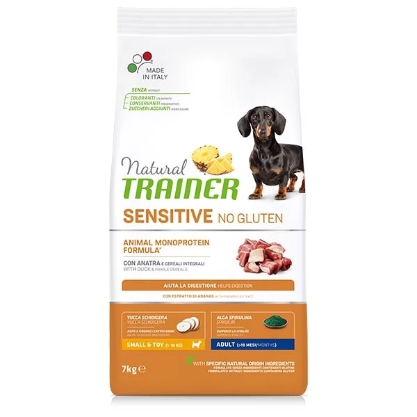 Trainer Natural Sensitive No Gluten Small & Toy Adult Con Anatra