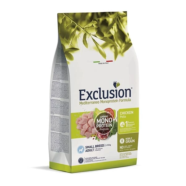 Exclusion Mediterraneo Monoprotein Adult Small Breed Con Pollo