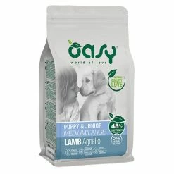 Oasy One Animal Protein Puppy & Junior Medium & Large Con Agnello