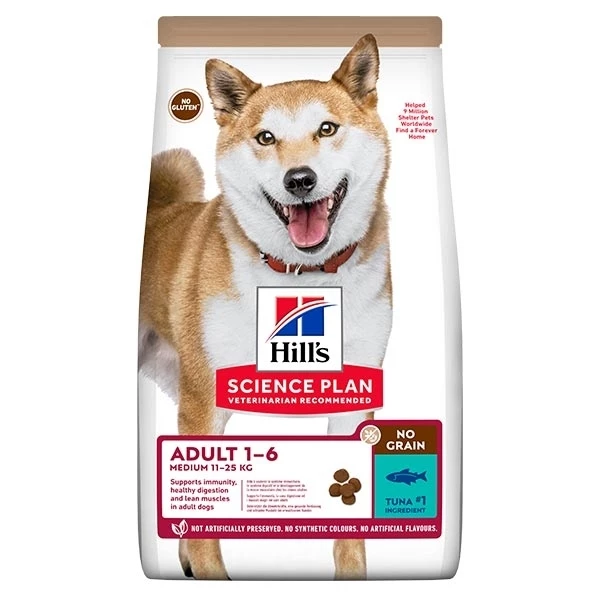 HILL'S Pet Nutrition Science Plan No Grain Adult Medium Con Tonno