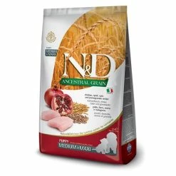 Farmina Natural & Delicious Ancestral Grain Puppy Medium & Maxi Con Pollo E Melograno