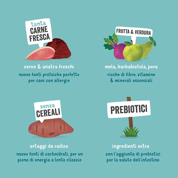 Edgard & Cooper Adult Large Carne Fresca Di Cervo E Anatra Allevata A Terra Senza Cereali - immagine 5